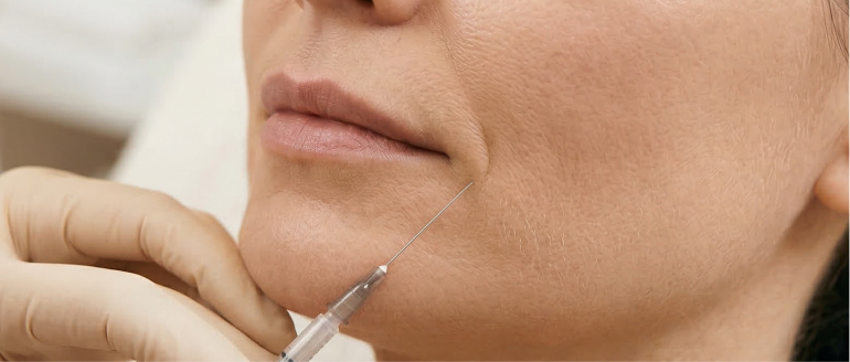 Faltenunterspritzung in München